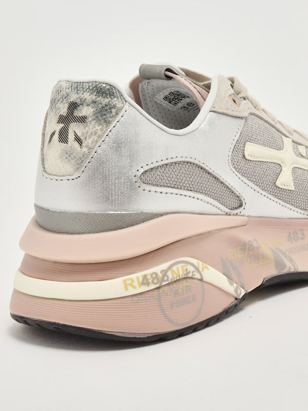 5. Moerund 7797 women's sneakers in nylon and suede Silver Premiata moerund7797