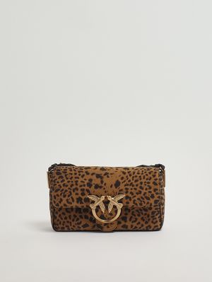 Pinko Love Summer Basket women's bag in natural raffia with