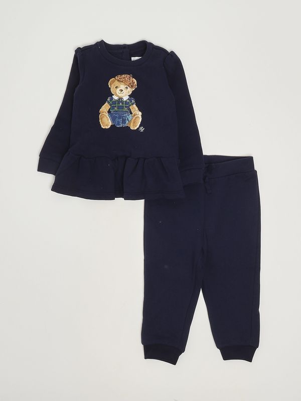 1. Mono de bebé en felpa Azul Polo Ralph Lauren 310978918