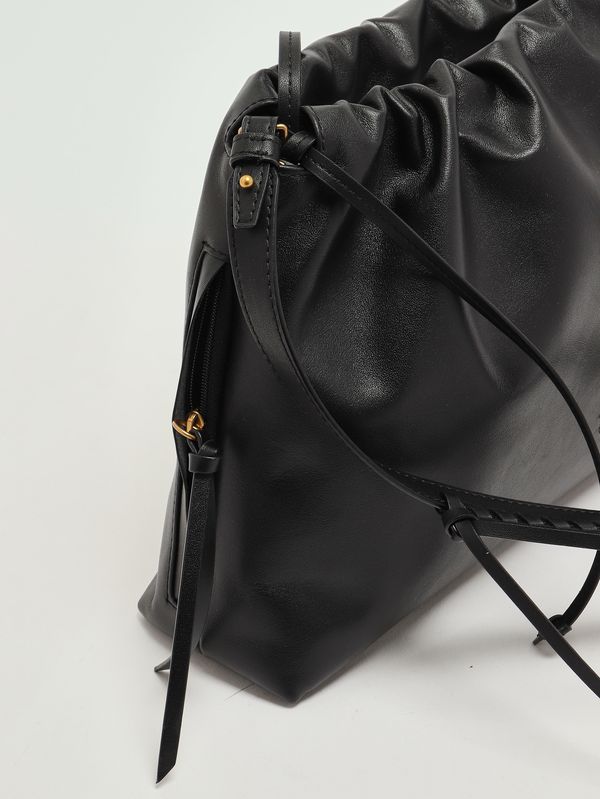 7. Bolso clutch de piel para mujer Negro Pinko 105825a0qo