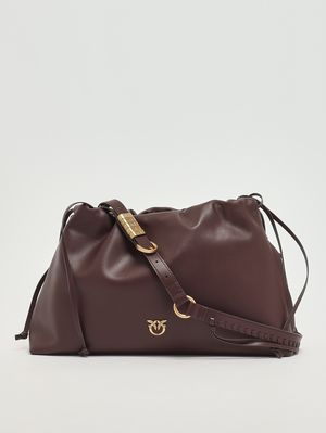 4. Bolso clutch de piel para mujer Caoba