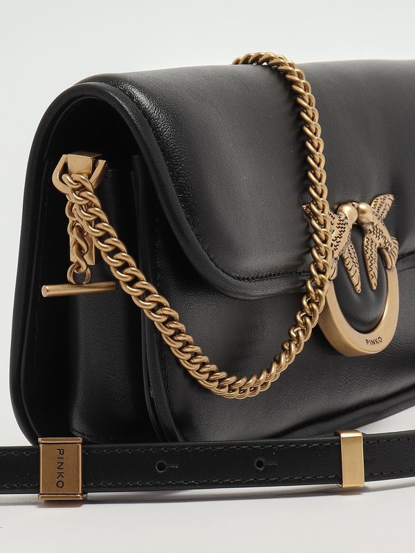 Pinko Women's Love Bag Box handbag in nappa leather - Black