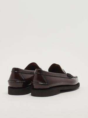 3. Herren Mokassin Dan Po LT W aus Leder Bordeaux