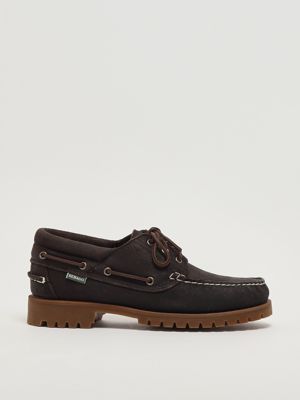 Herren Mokassin Acadia Suede Waxed aus Leder Moro Sebago