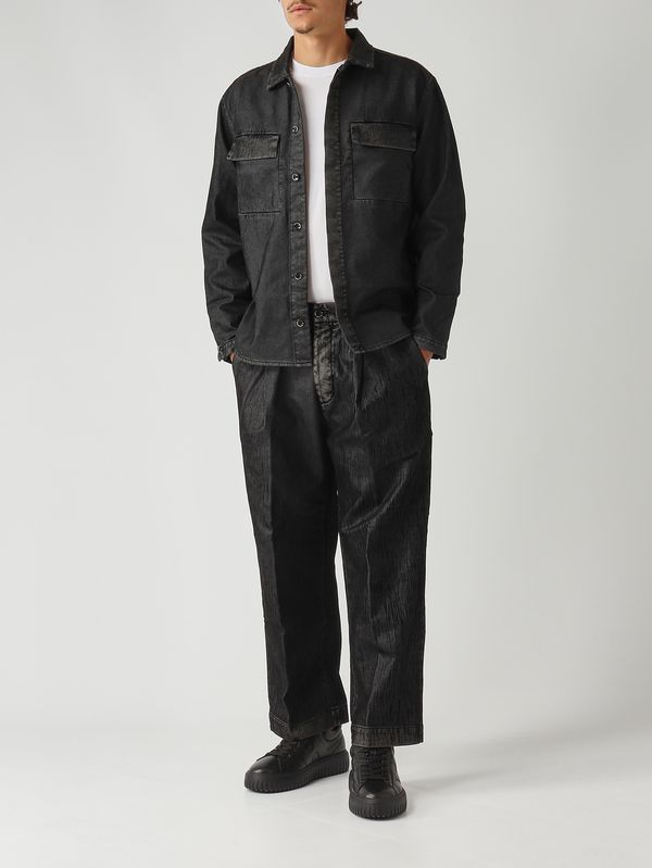 2. Freud denim overshirt for men Black Denim Nine in the morning 9fw25ef10