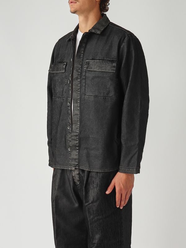 3. Freud denim overshirt for men Black Denim Nine in the morning 9fw25ef10