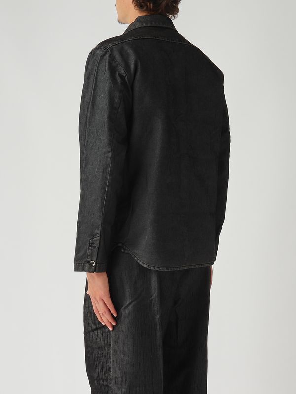 4. Freud denim overshirt for men Black Denim Nine in the morning 9fw25ef10