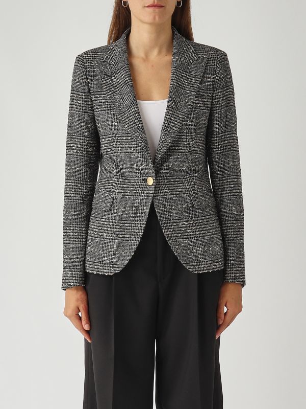 Veste en laine mélangée pour femme jfdm15b160070 Noir