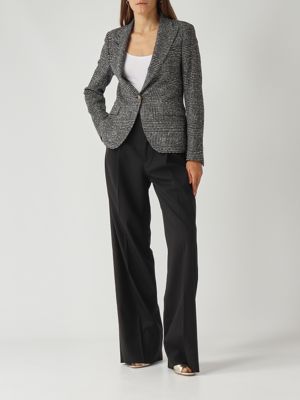 2. Giacca donna in misto lana Nero