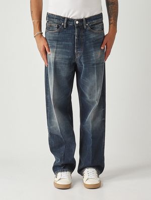 Jeans uomo Icaro in cotone Denim Scuro Nine in the morning