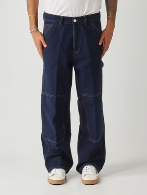 Men's Pat cotton jeans Denim Blue Nine in the morning