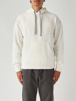 Herren Sweatshirt Academic aus Baumwolle Weiß Blauer