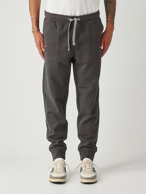 Herren Walkhose aus Baumwolle Blei Grau Blauer