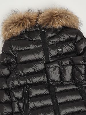 3. Plumífero Arcadia para niña de nailon brillante Negro