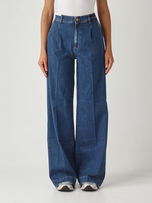 Women's Poppy jeans in stretch cotton Medium Denim PT Torino