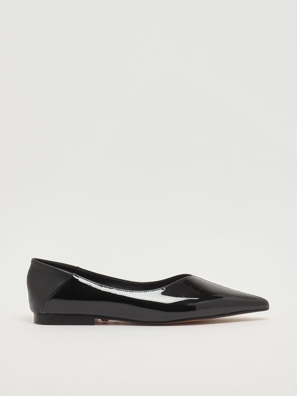 1. Ballerine femme Naos en simili cuir Noir Twentyfourhaitch s0043