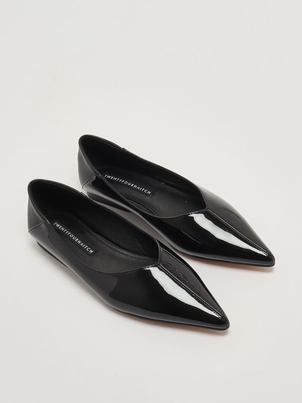 2. Ballerine femme Naos en simili cuir Noir Twentyfourhaitch s0043