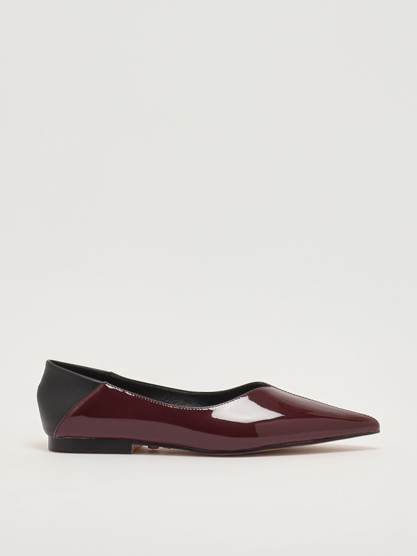 1. Ballerine femme Naos en simili cuir Prune Twentyfourhaitch s0043