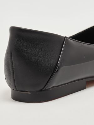 5. Ballerine femme Naos en simili cuir Noir