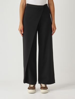 Pantalon femme Luize en viscose stretch Noir Nine in the morning