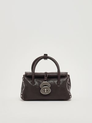 Dotta Baby women's leather bag Dark Brown Zanellato