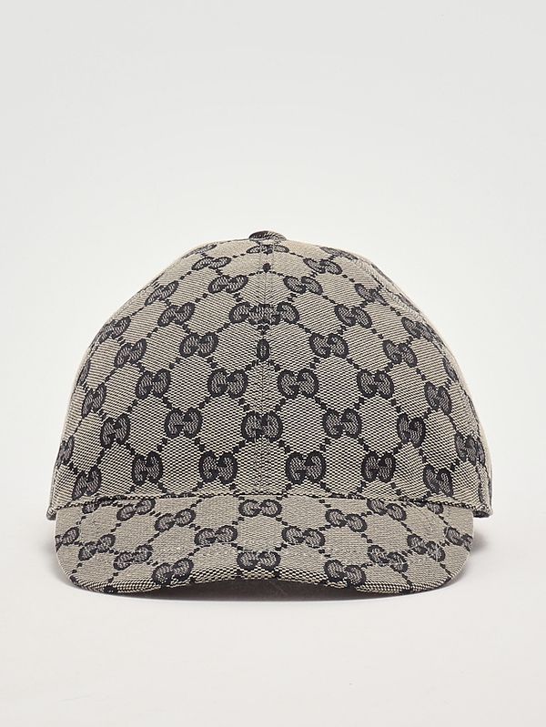 1. Gorra de béisbol infantil de mezcla de algodón Beige-Azul Gucci 4817743hc65