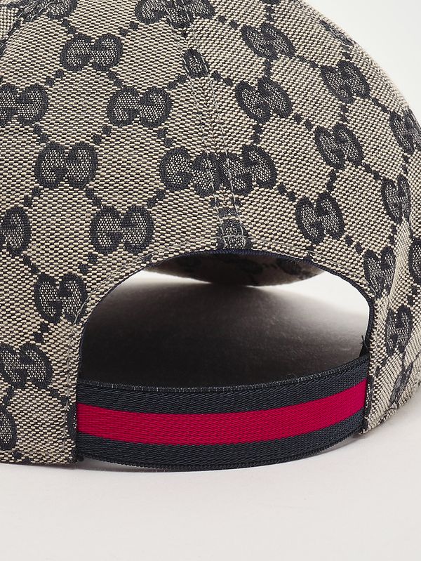 3. Gorra de béisbol infantil de mezcla de algodón Beige-Azul Gucci 4817743hc65
