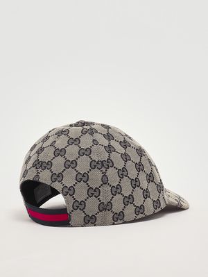 2. Gorra de béisbol infantil de mezcla de algodón Beige-Azul