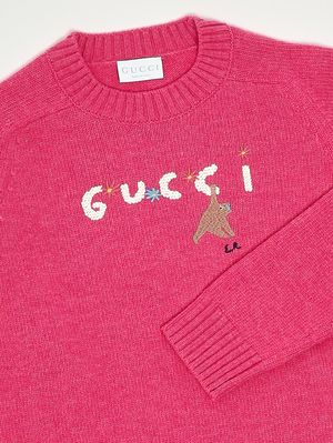 3. Maglia bambina in lana Fucsia