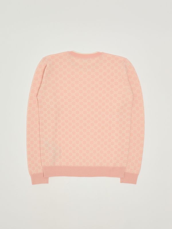 2. Maglia bambina in lana Rosa-Bianco Gucci 834349xkezo