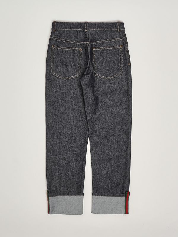 2. Jungen-Jeans aus Baumwollmischung Dunkles Denim Gucci 826644xddce