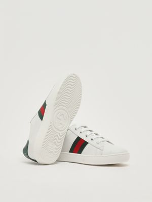 4. Baskets en cuir pour enfants Blanc
