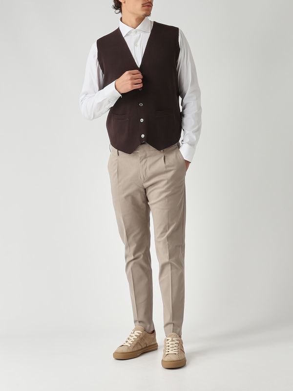 2. Chemise homme en coton mélangé stretch Blanc Guglielminotti 1d43gre