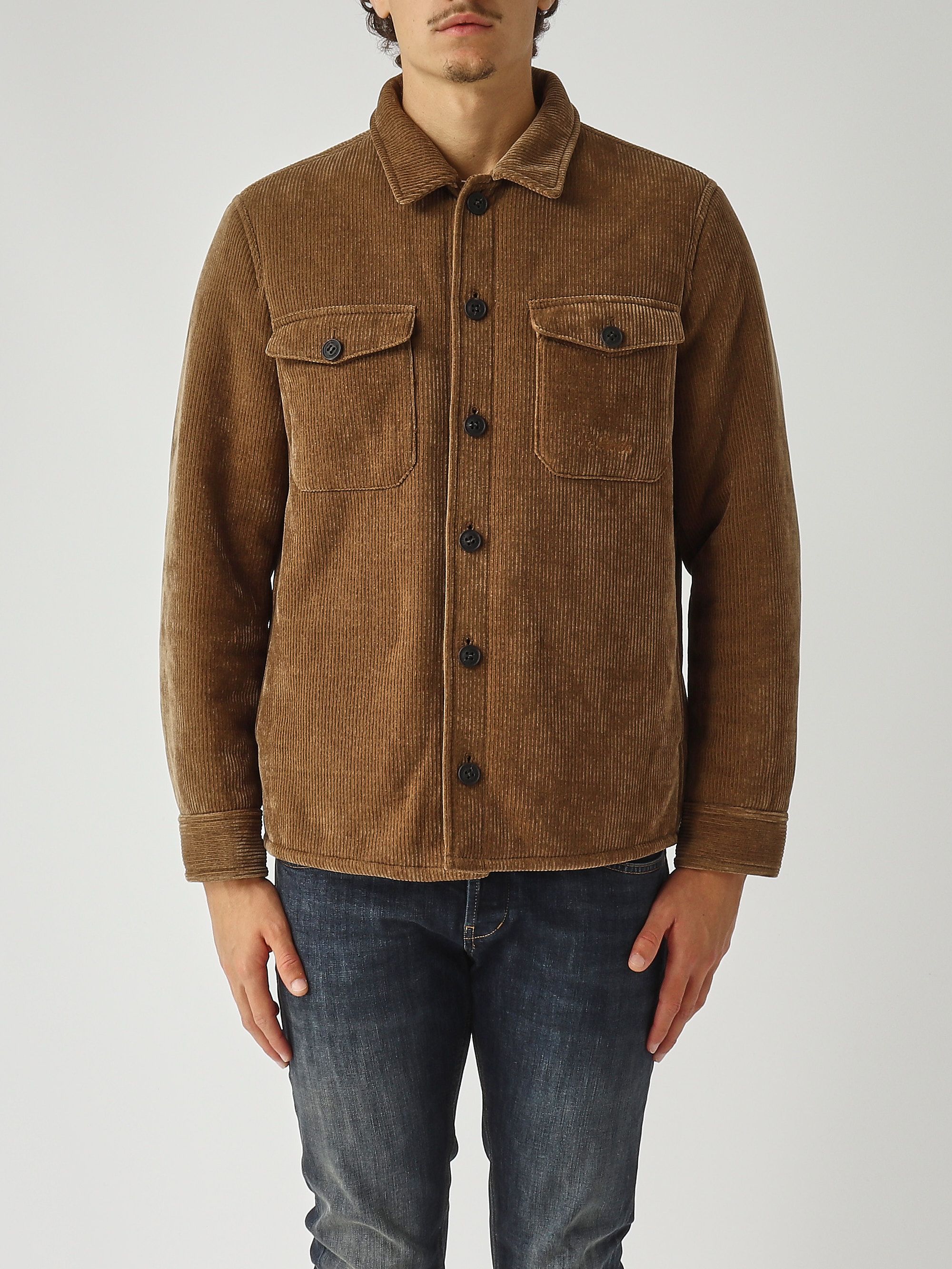 Giacca Uomo In Velluto A Coste Con Interno Sherpa - Calda, Invernale, Con Tasche, Taglie S- XL