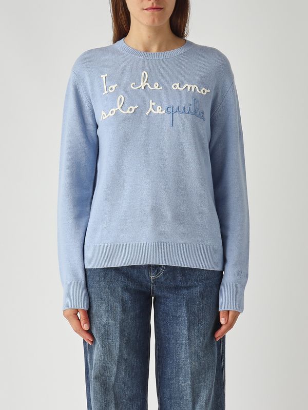1. Pull femme en mélange de laine et de cachemire Céleste MC2 Saint Barth que0010