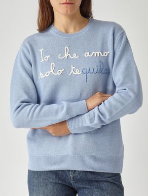 5. Pull femme en mélange de laine et de cachemire Céleste