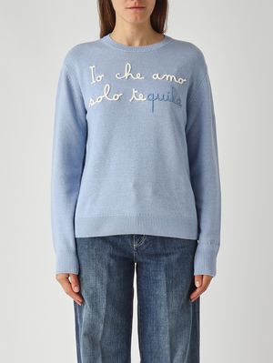 Pull femme en mélange de laine et de cachemire Céleste MC2 Saint Barth