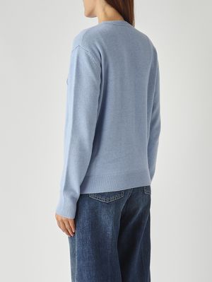 4. Pull femme en mélange de laine et de cachemire Céleste