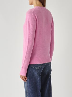 4. Maglia donna in misto lana e alpaca Rosa