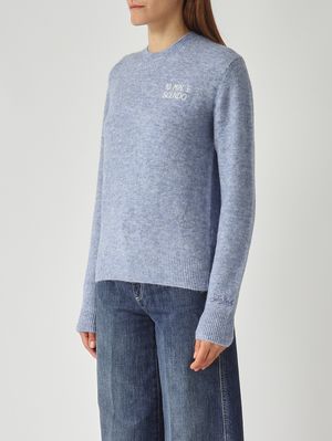 3. Damenpullover aus Woll-Alpaka-Mix Türkis