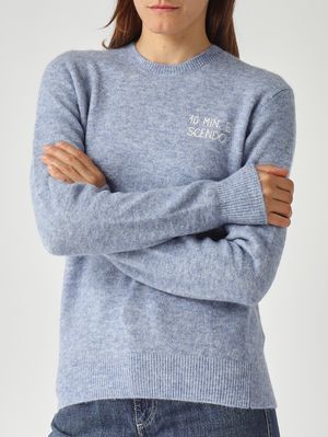 5. Damenpullover aus Woll-Alpaka-Mix Türkis