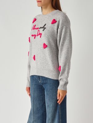 3. Maglia donna in misto lana e cashmere Grigio