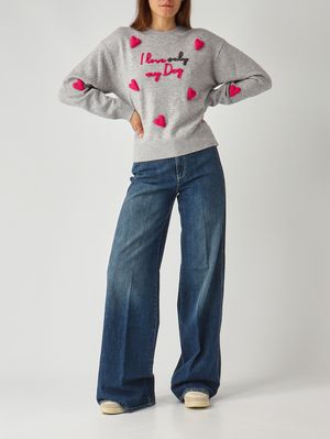 2. Maglia donna in misto lana e cashmere Grigio