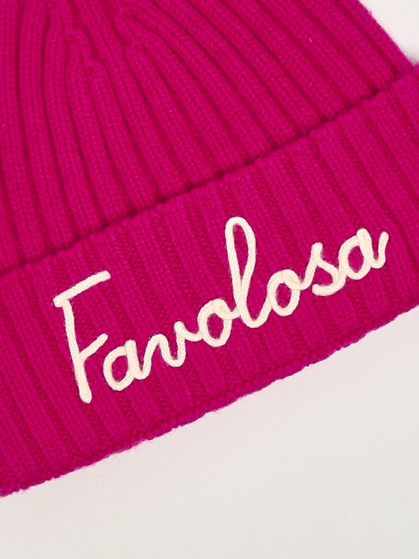 3. Cappello donna in misto lana e cashmere Fucsia MC2 Saint Barth weng005