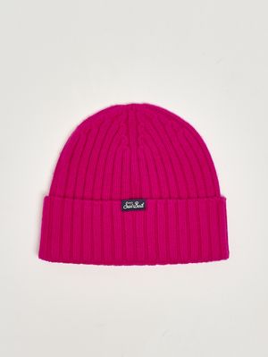 2. Cappello donna in misto lana e cashmere Fucsia