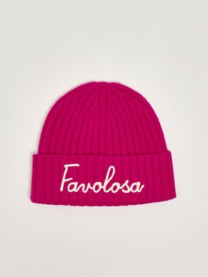 1. Cappello donna in misto lana e cashmere Fucsia