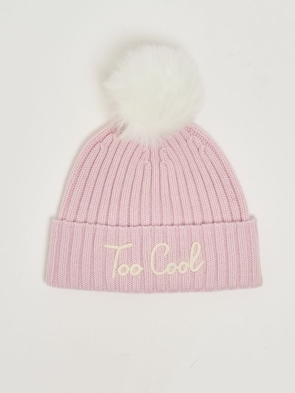 1. Women's hat in wool and cashmere blend Pink MC2 Saint Barth weng006
