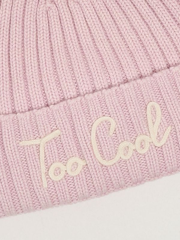 3. Women's hat in wool and cashmere blend Pink MC2 Saint Barth weng006
