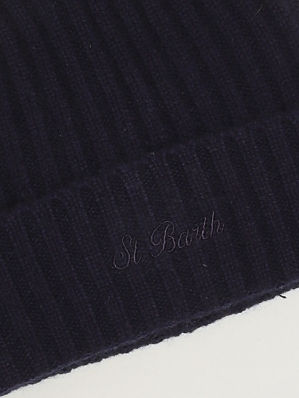 3. Cappello uomo in cashmere Blu MC2 Saint Barth weng025