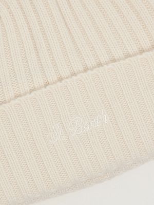 3. Cappello uomo in cashmere Bianco